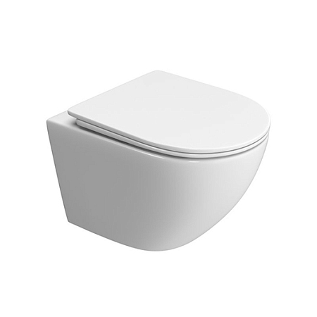 Унитаз подвесной UNO-TOR безободк. сист.смыва "Торнадо", сид. soft close BB5177CH-TOR/SC