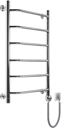 Полотенцесушитель электро В6 80*50 скрытый монтаж, подкл. правое, таймер(_1_)