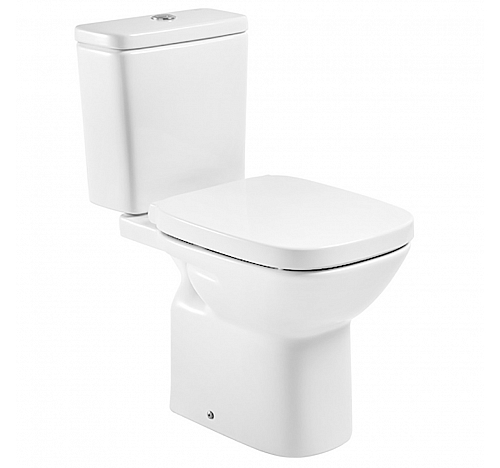 Унитаз компакт горизонтальный Roca DEBBA сиденье дюропласт Soft Close