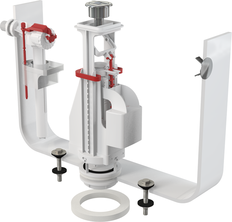 Выпускной комплект с двойной кнопкой SA08 1/2 (16)