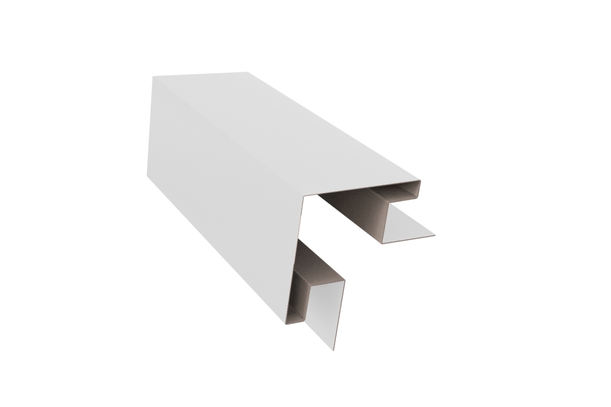 Планка угла наружного (ПУН 9003-75*75*3000) белый