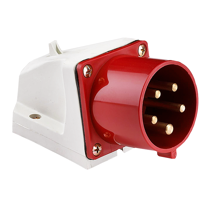 Вилка стац. 525 3Р+РЕ+N 32А 380В IP44 EKF (10)