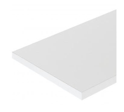 Деталь мебельная 2730х400 Белый Матовый 1850 ( с кромкой ПВХ 0,5мм) (1)