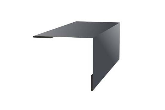 Планка угла наружного (ПУН 7024-75*75*3000) серый графит