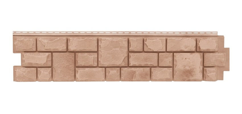 Фасадная панель "Екатерининский Камень" Янтарный 1,32х0,294м (15)