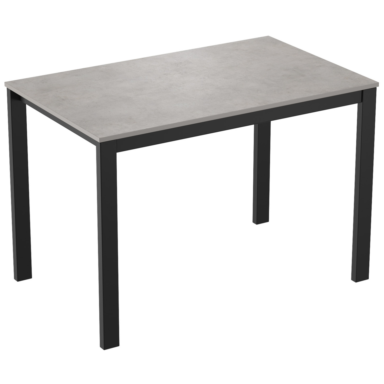 Стол Бейсик-4 бетон/чёрный