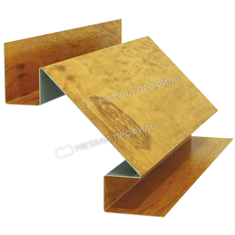 Планка угла наружного сложного Woodstock 75х3000 (ЭСТ-01-ЗолотойДуб-0.5)