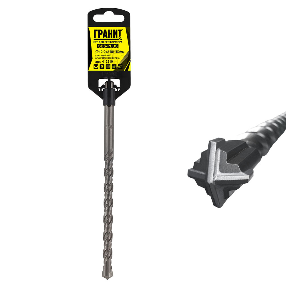 Бур д/перфоратора 12/210/150 Гранит (20)