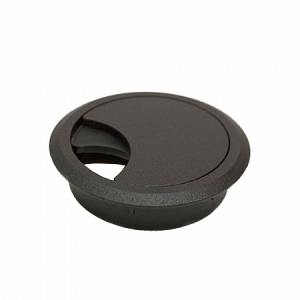 Розетка для компьютер. стола, черная (1 шт) - пакет (10)