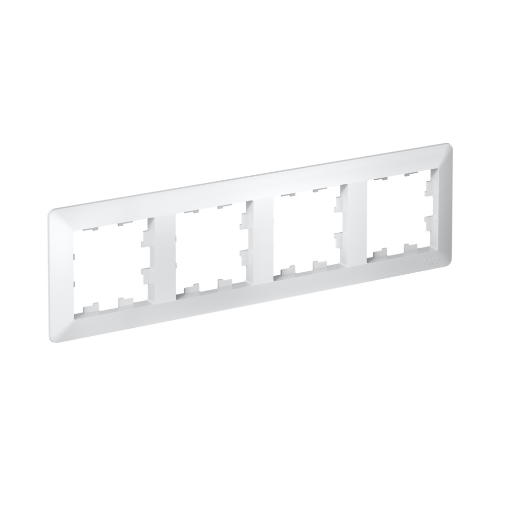 Рамка 4-м AtlasDesign Air бел./дым. бел. SE ATN220104 (5)