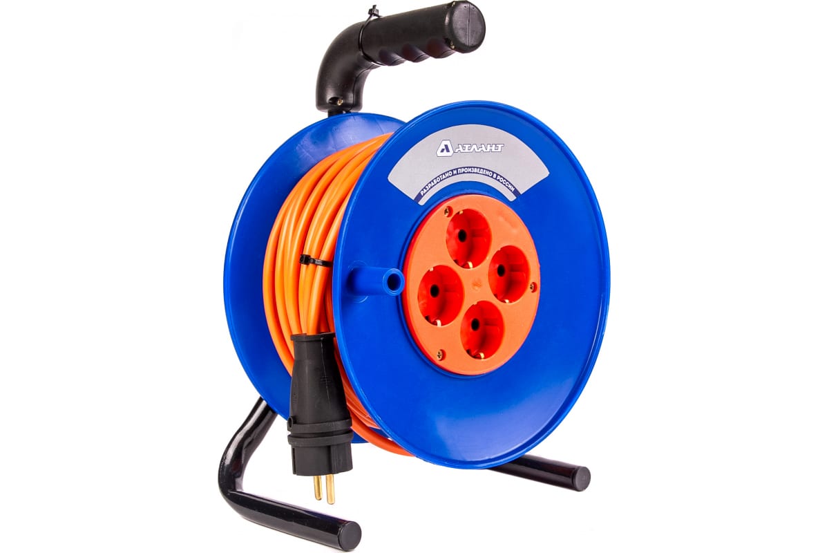 Удлинитель ПВС Атлант 4000 Вт 30м на катушке (б/з)