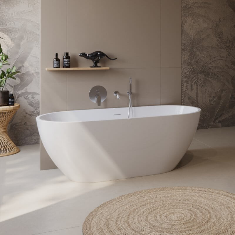 Акриловая ванна BELBAGNO UNO BB701-1700-750-K 4