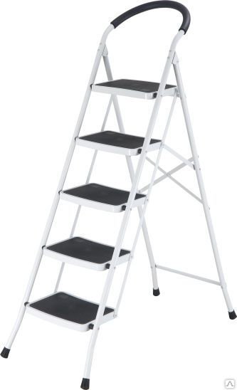 Стремянка "Сибирячка" 5 широких ступеней (max.150 кг)