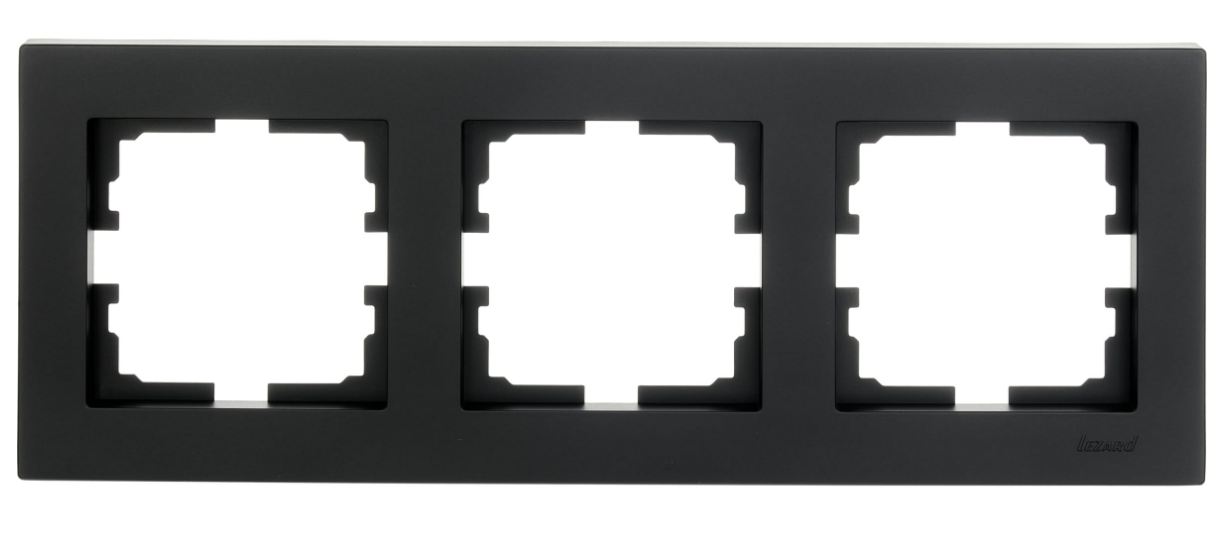 Чёрный бархат рамка 3-ая горизонтальная б/вст 742-4200-148 VESNA (10)