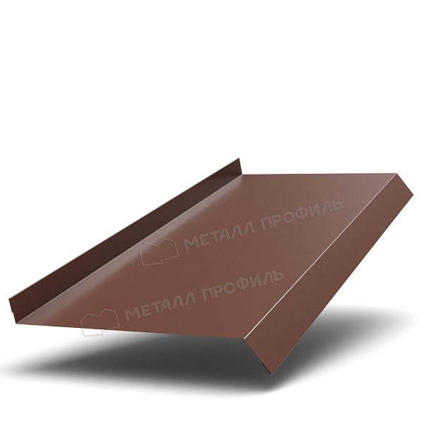 Планка отлива 240х30х2000 (ПЭ-01-8017-0.45) шок-корич