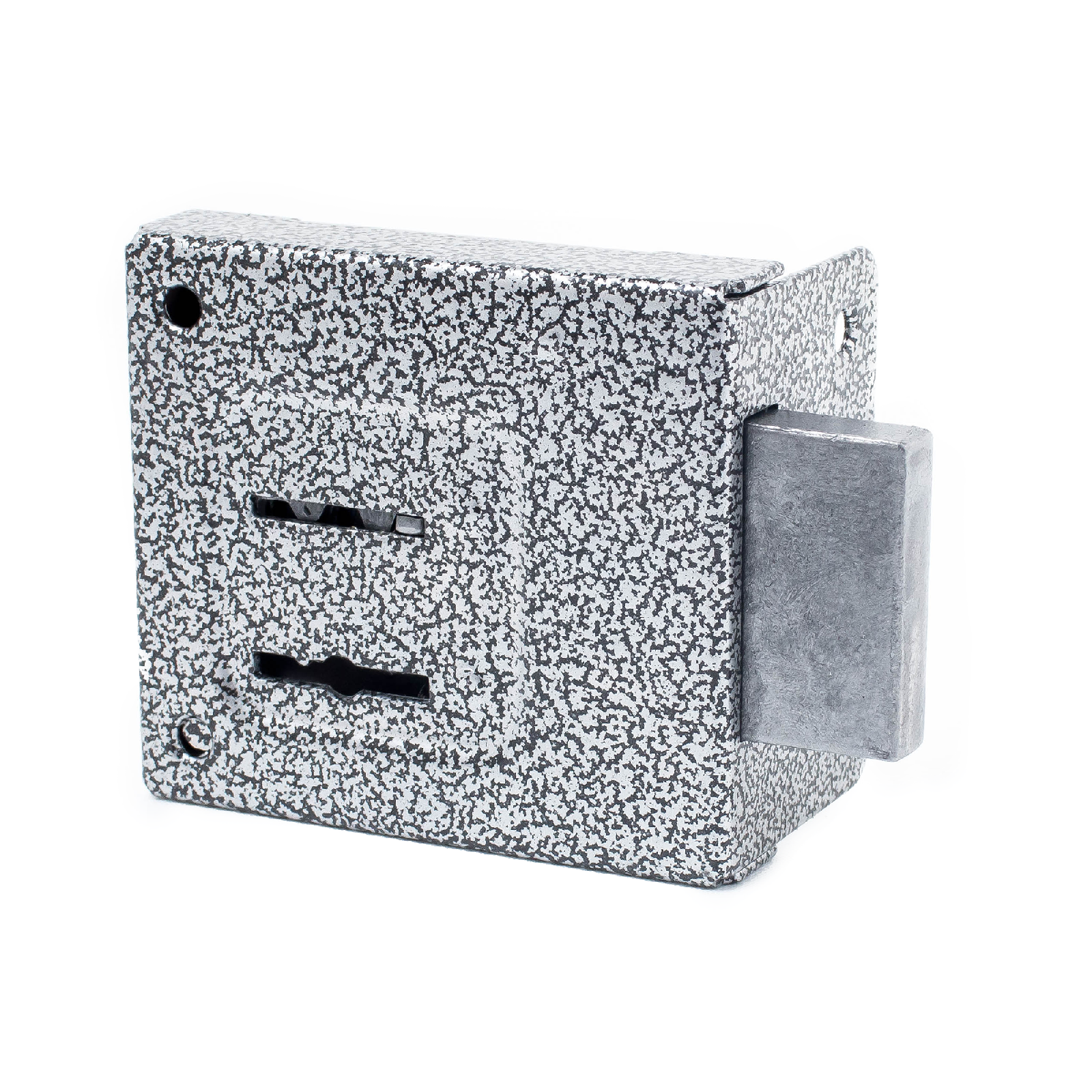 Замок накладной "Птимаш" ЗН4-1, серебро (30,18)