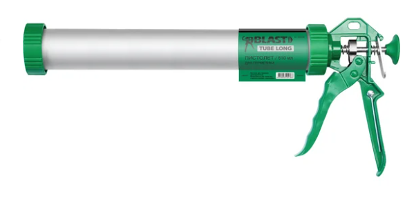 Пистолет для герметика алюминиевая туба Tube Long "Blast" 600 мм