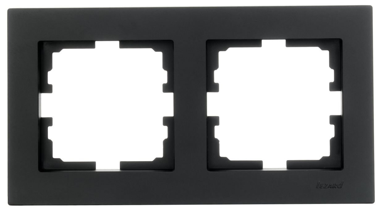 Чёрный бархат рамка 2-ая горизонтальная б/вст 742-4200-147 VESNA (10)