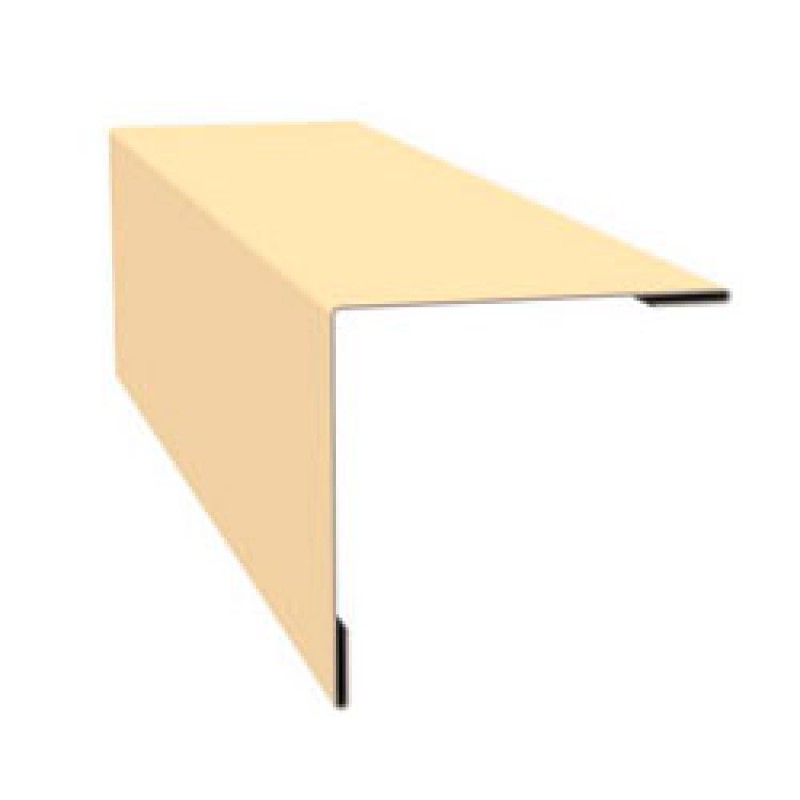 Планка угла наружного (ПУН 1015-50*50*3000) светлая слоновая кость