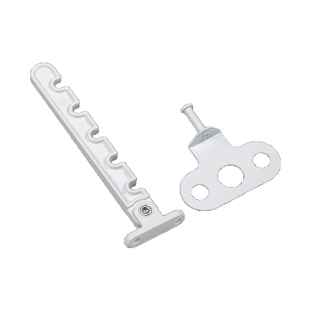 Ограничитель оконный для ПВХ 5-ти поз. мет., белый (50)