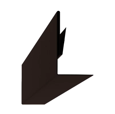 Планка аквилона малая 35х20х2000 (ПЭ-01-8017-0.45) шок-корич