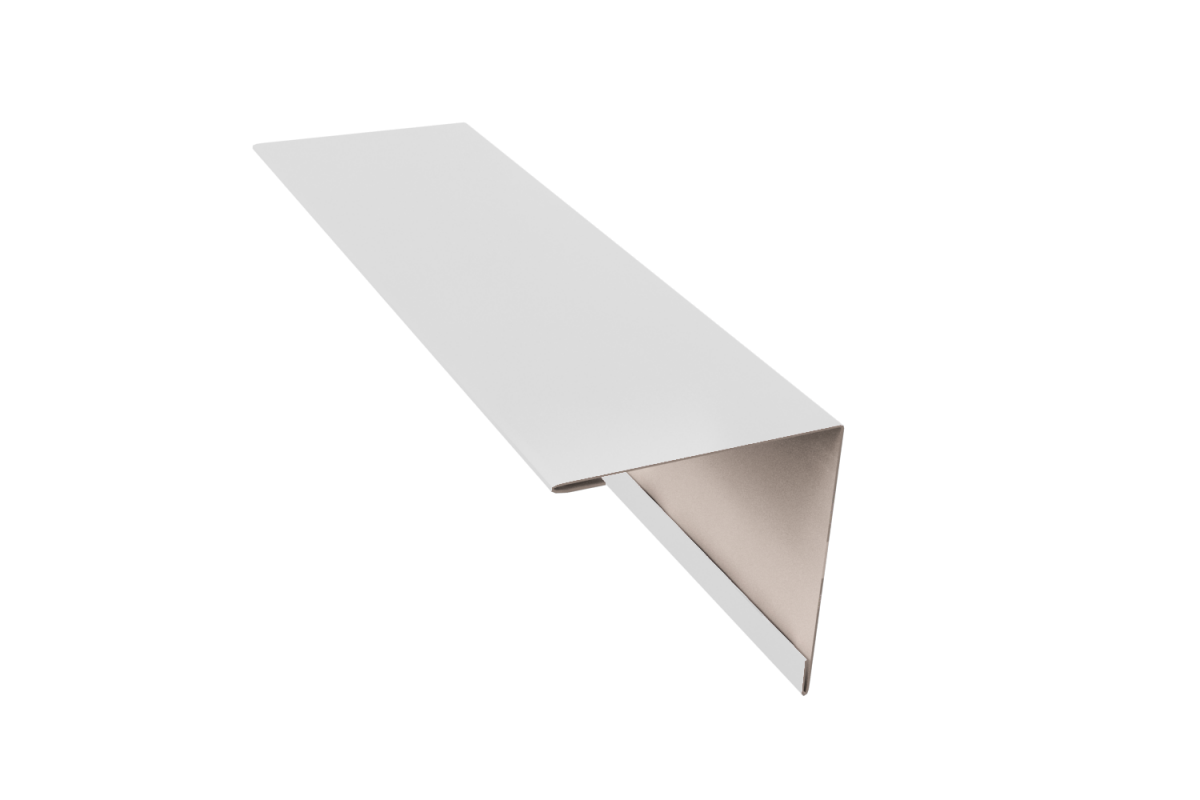 Планка угла наружного (ПУН 9003-50*50*3000) белый