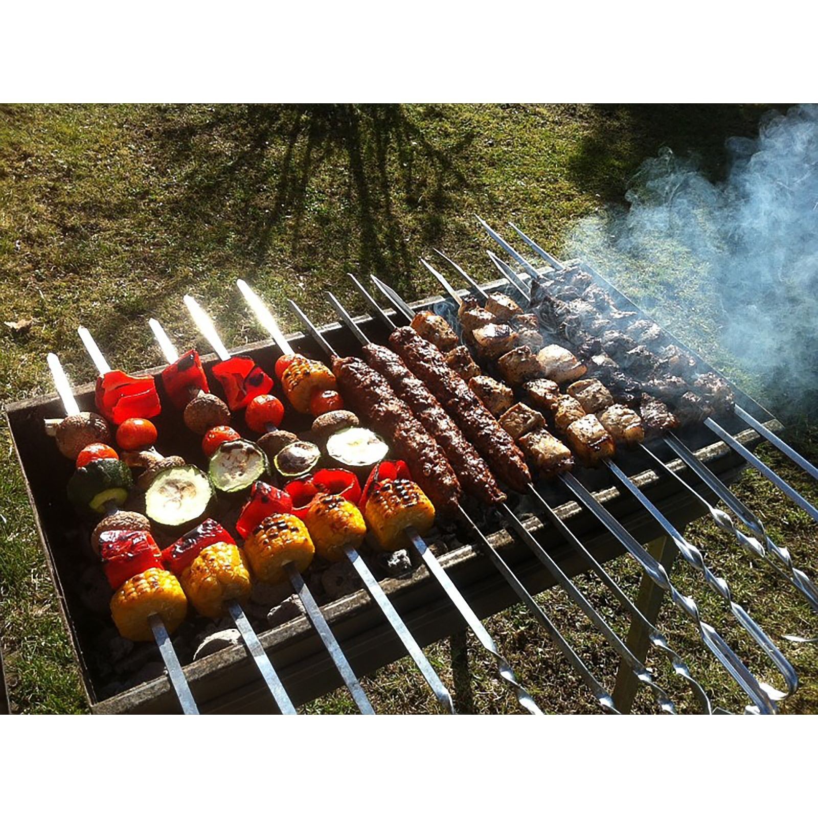 Купить мангал с печкой и трубой, фото, цены от производителя