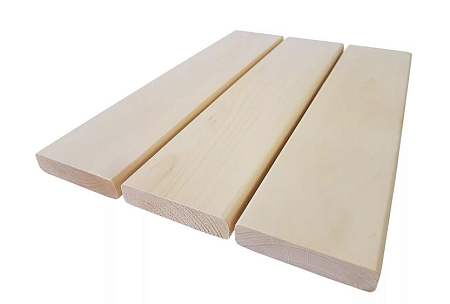 Полок  28*92*2,0м сорт В (1шт = 0,184м2) Осина