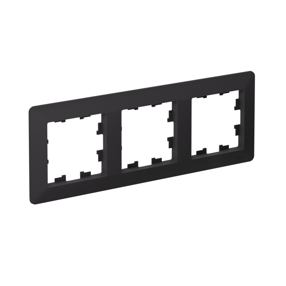 Рамка 3-м AtlasDesign Air карбон/дым. черн. SE ATN221003 (5)