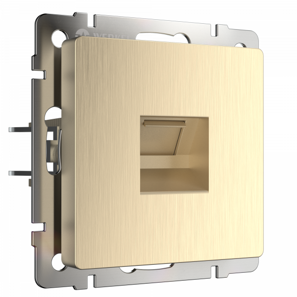 Розетка Шампань рифленый Скрытой установки Ethernet RJ-45 W1181010 (10)