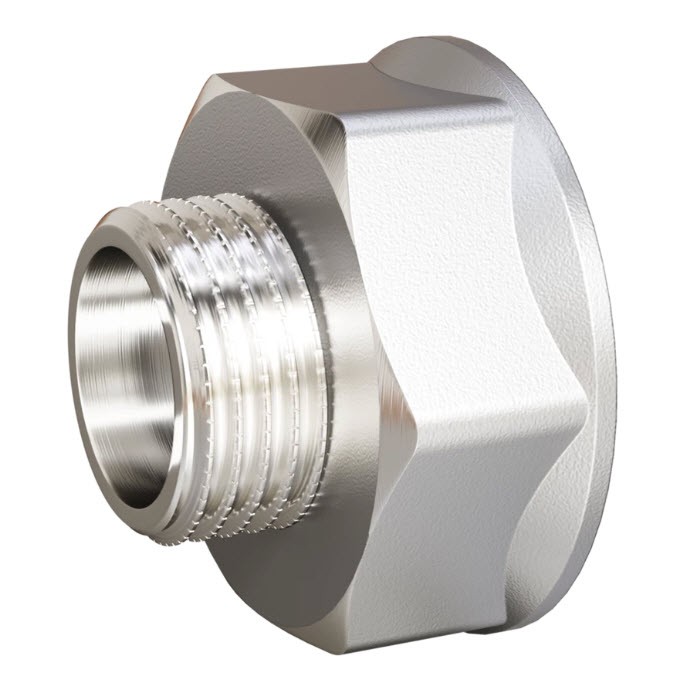 Переход LD Pride (1 1/2" х 1 1/4") ВР/НР латунь никель