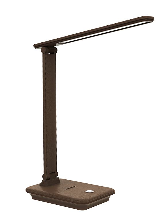 Настольный светодиодный светильник на подставке,9В, NL25 broun(_8_)