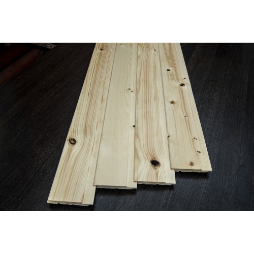 Вагонка Евро 12,5*96*2,5м сорт С (1шт = 0,24м2) Сосна  Москва (10)