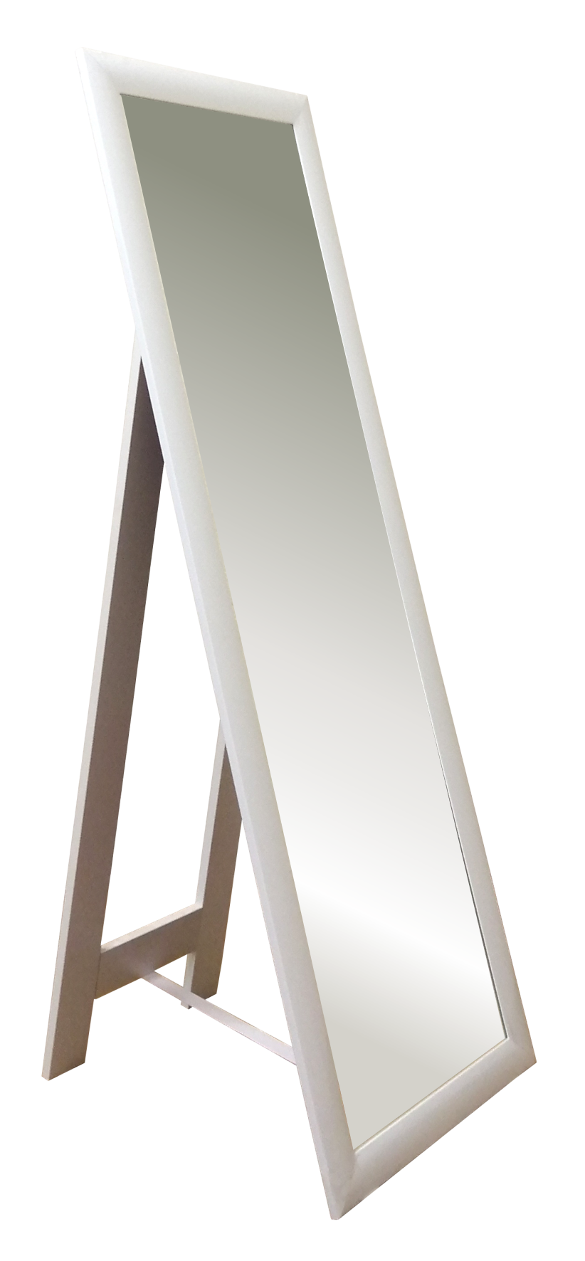 Зеркало напольное "Глянец белый" 500х1500