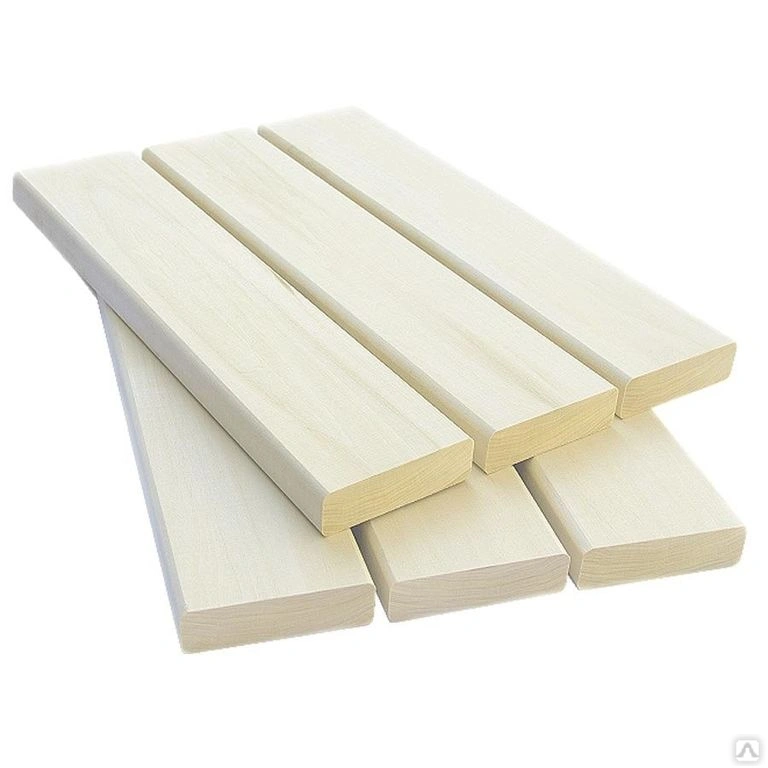 Полок  28*92*2,1м сорт В (1шт = 0,184м2) Осина