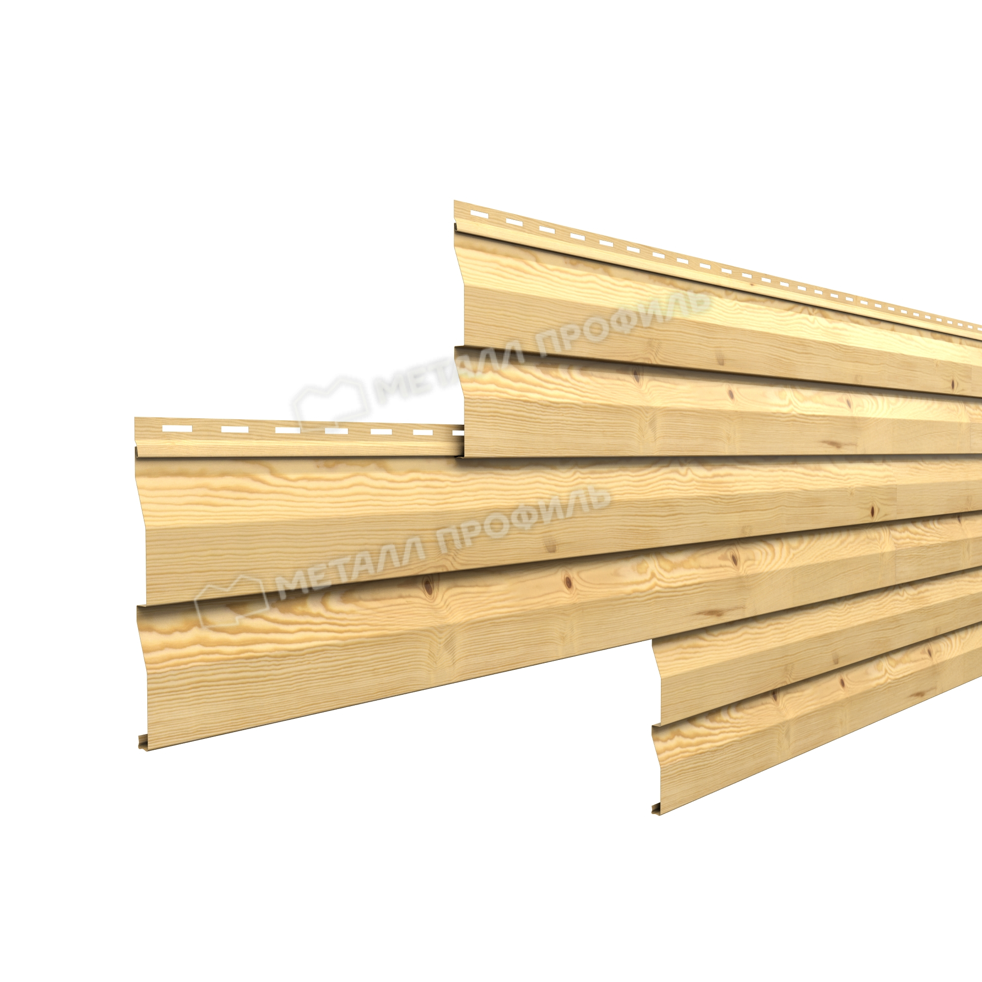 Сайдинг МП СК-14*226 (ЭС-01-Сосна-0.5) 0,26*4 м (1шт=1,04м2)