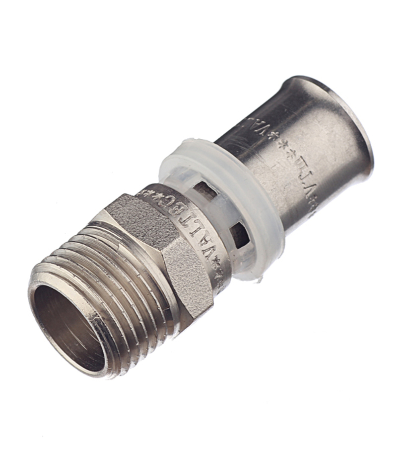 Соединитель пресс с переходом на нар. р. 20х3/4"(__)