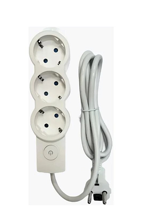 Сетевой удлинитель Mi303 CE 3*1.00мм 3м, Спутник