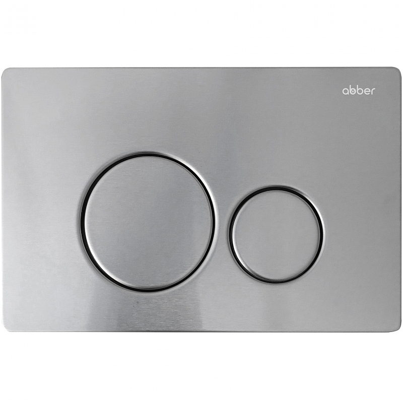 Кнопка смыва ABBER AC0121MCH матовый хром(_1_)