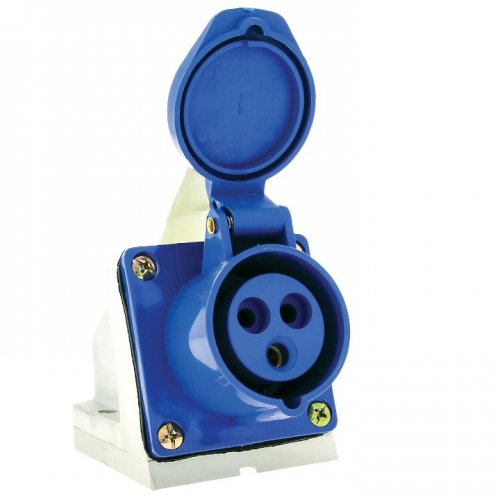 Розетка стационарная наружная 123 2Р+РЕ 32А 220В IP44 EKF PROxima (10)