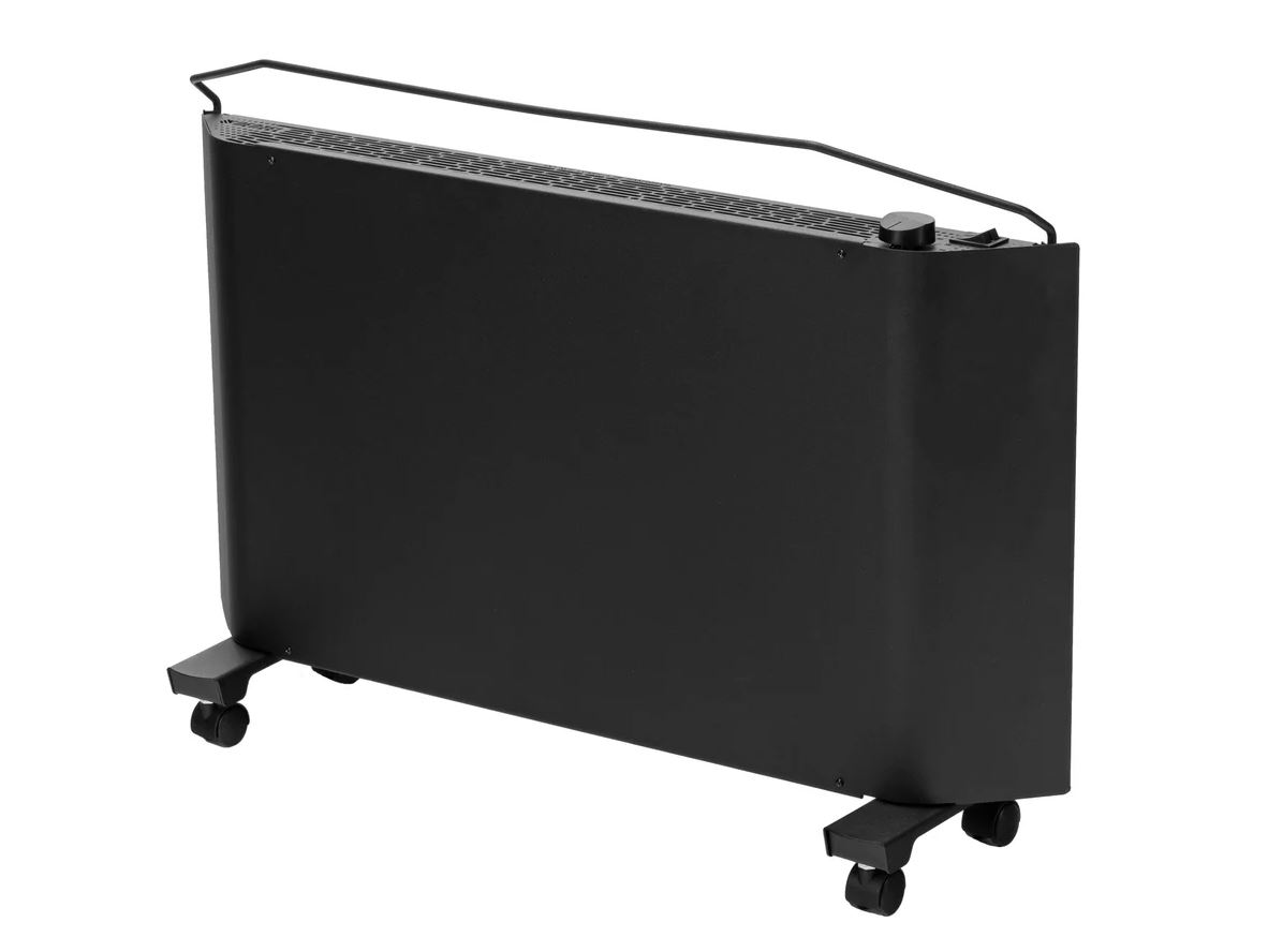 Конвектор электрический XCE-2000B, 230 В, 2000 Вт, черный, сушилка, колеса, Х-элемент// Denzel (1)