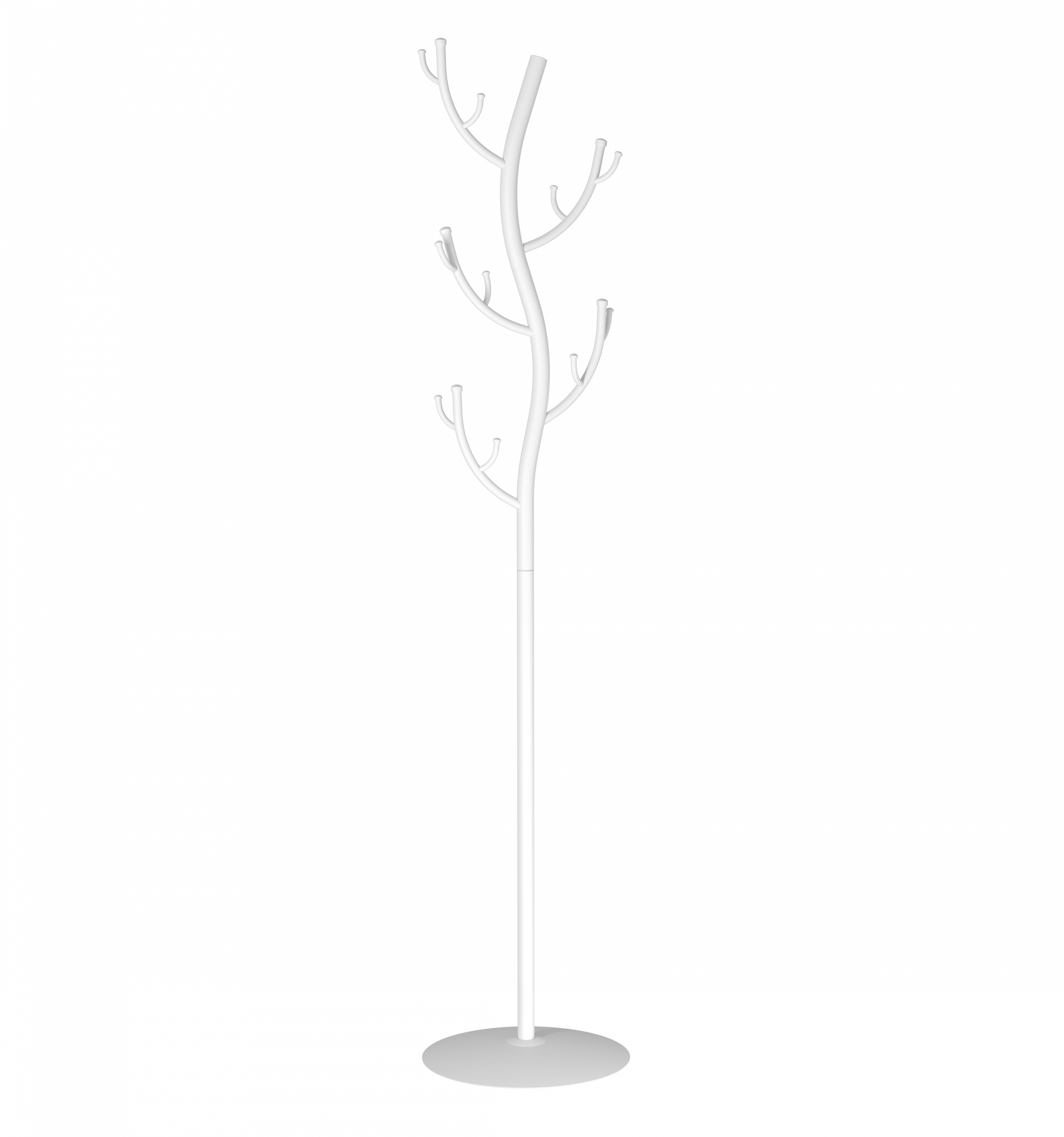 Вешалка напольная "Дерево" (Белый)