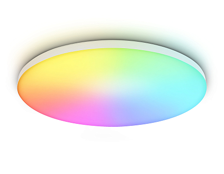 Потолочный светодиодный светильник 25W Wi-Fi Яндекс Алисой/Tuya/Smart Home/Alexa белый IP54 (ПДУ ИК)