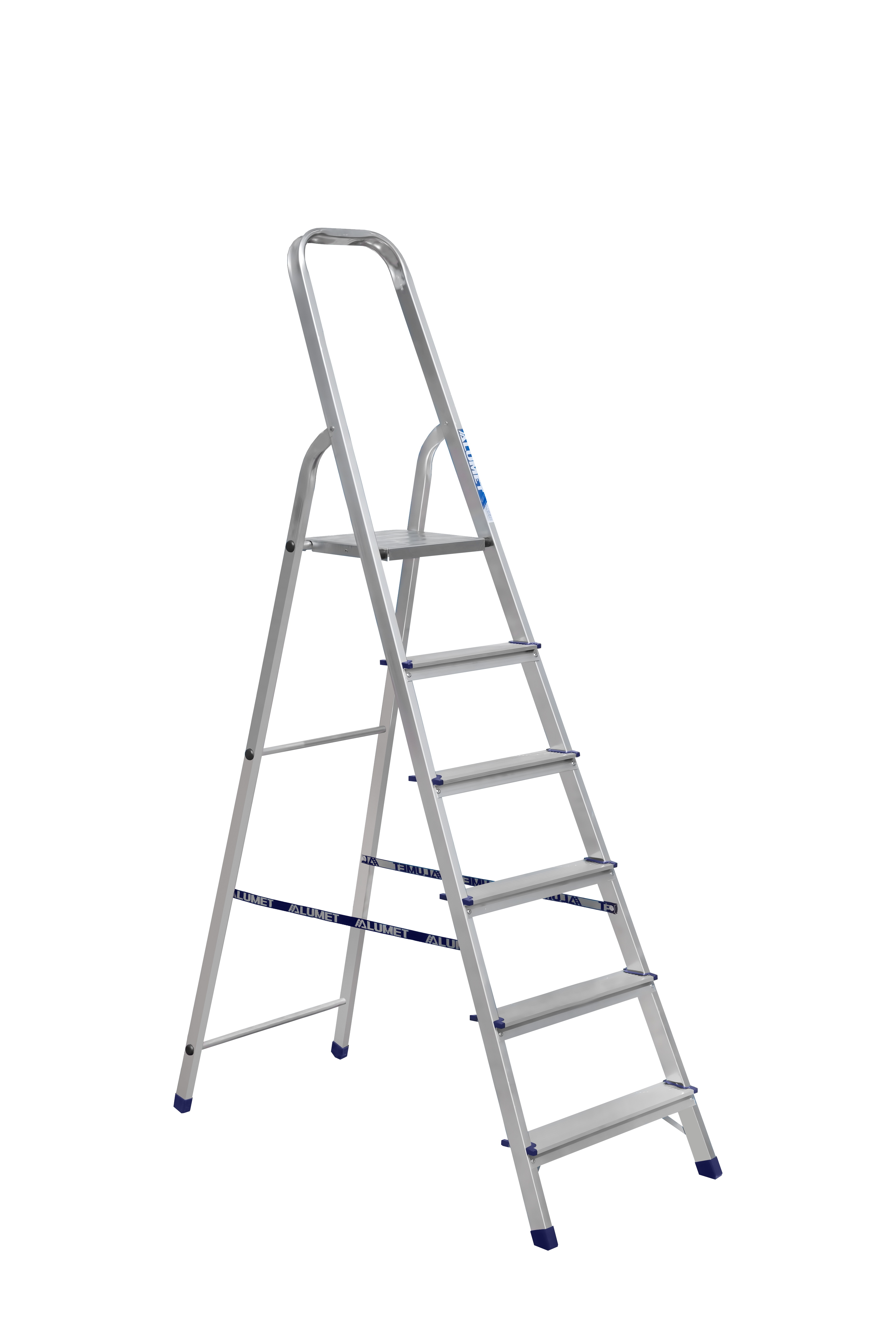Стремянка, 6 ступеней, алюминиевая (1)
