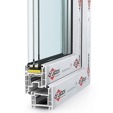 Окно 3-створ (1 откр средн) 1800*1300 BrusBox_60-4