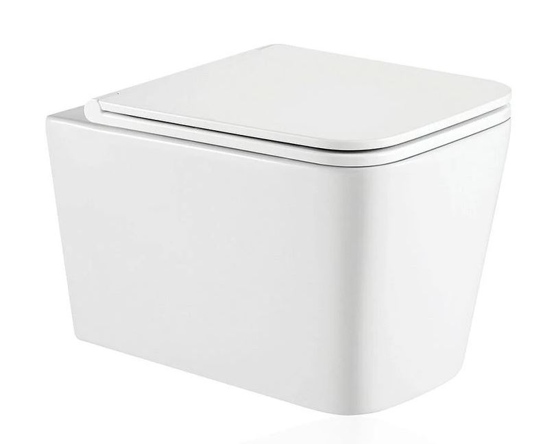 Унитаз подвесной KOLLER POOL KVADRO KR-0530-RQ Rim гор. вып. 53*36  + сиденье  (Tornado) (белый)(_1_