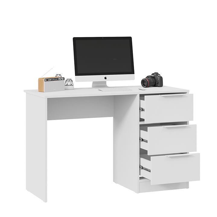 Стол письменный Марли Тип 1 (Белый) ширина 1164