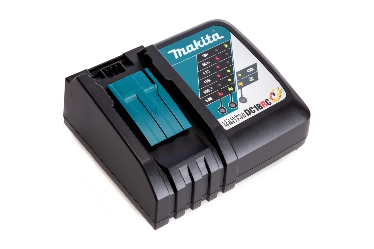 Зарядное устройство MAKITA DC18RC быстрое (LXT 18В), полиэт. пакет 630C82-2