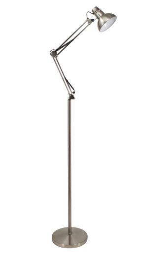 Напольный светильник, Е27, 60Вт. МТ2003 Никель/античная латунь(_4_)