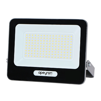 Прожектор светодиодный 100Вт, 230В/50Гц, 12000лм, 6500К, IP65, 229х33х174, алюминий, серый Apeyron